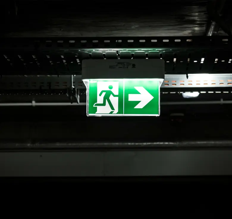Emergency lighting installation and testing